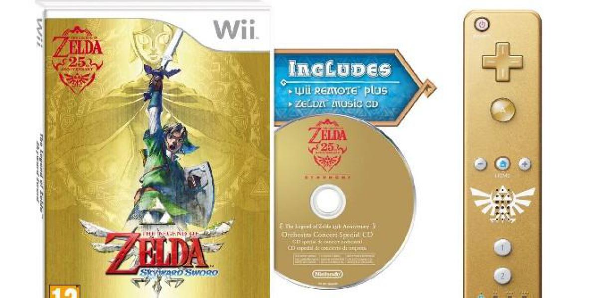 The Legend of Zelda: Skyward Sword Wii Remote Bundles estão indo por preços absurdos no eBay