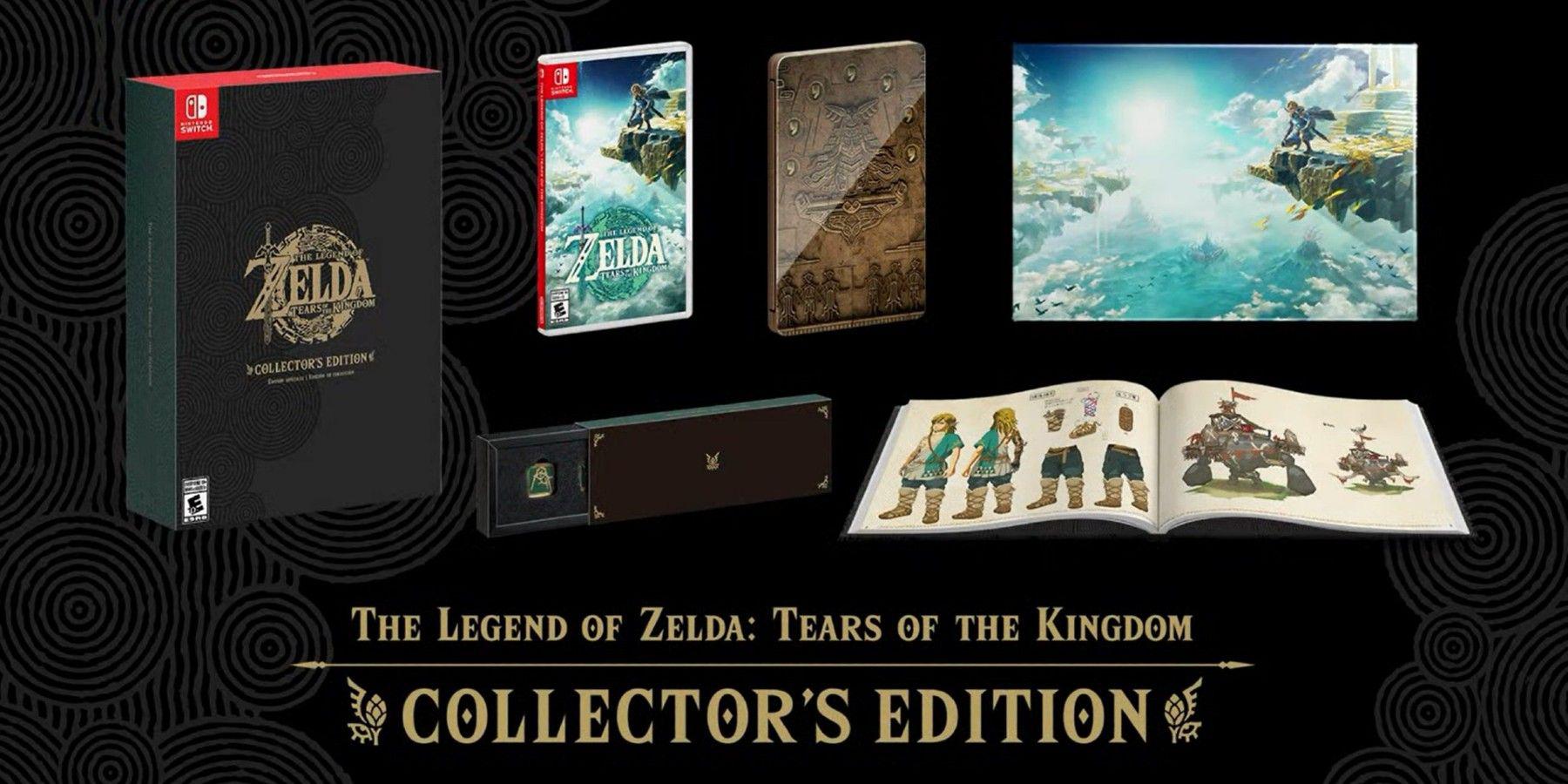 The Legend of Zelda: Tears of the Kingdom's Collectors Edition é um downgrade de Breath of the Wild's