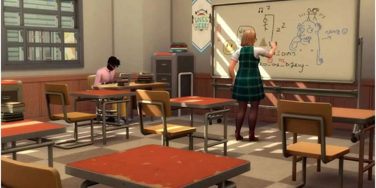 Sala de aula no The Sims 4