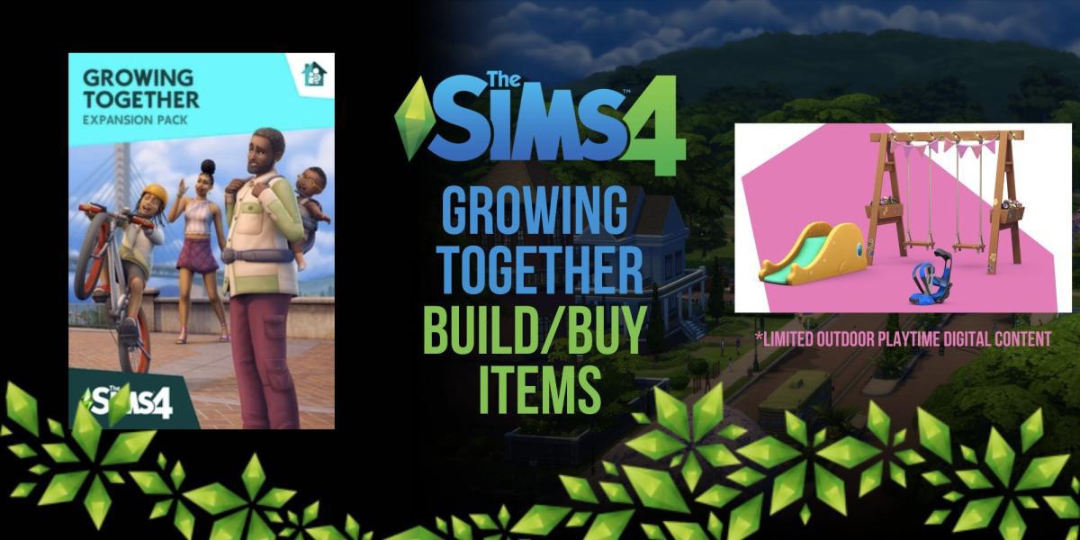 The Sims 4: Crescendo Juntos – 190+ novos itens de construção/compra para criar a casa dos sonhos