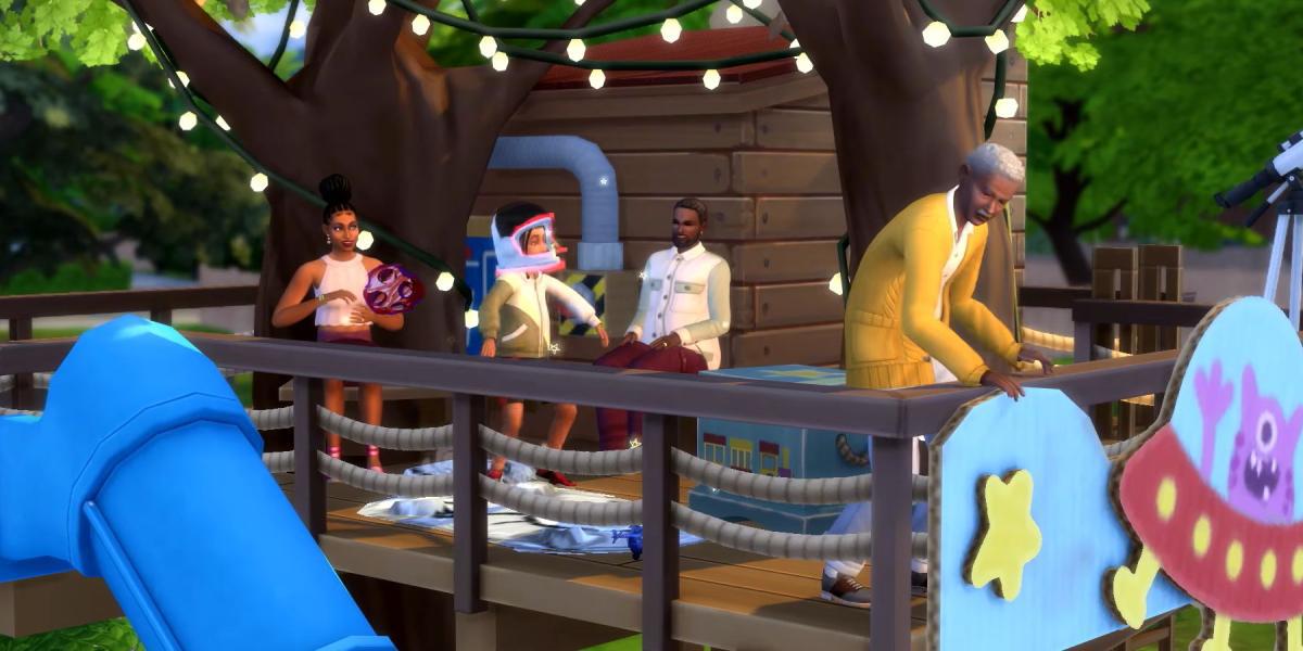 The Sims 4 Crescendo Juntos Casa na Árvore