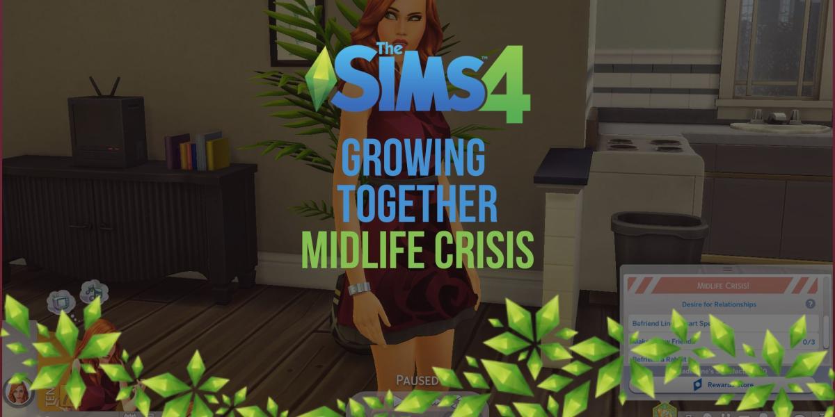 The Sims 4: Crescendo Juntos – Guia da Crise da Meia-idade traz novas interações e desafios para os Sims adultos