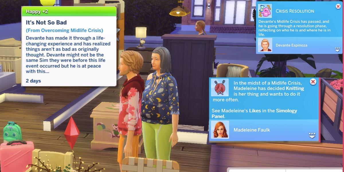 The Sims 4 Crescendo Juntos Após a Crise da Meia Idade