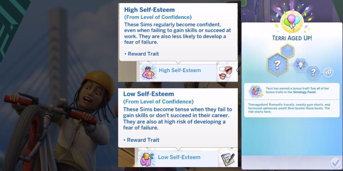 The Sims 4 Crescendo Juntos Traços de Recompensa de Confiança