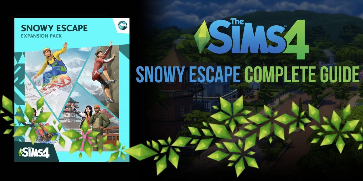 The Sims 4: Guia Completo da Fuga na Neve
