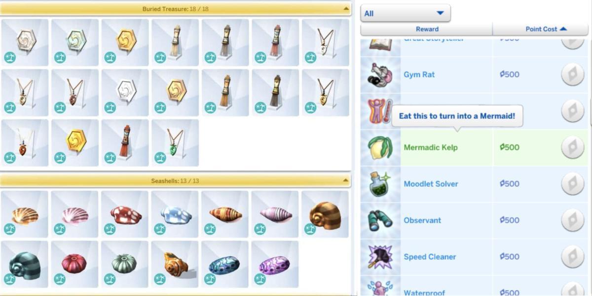 The Sims 4 Coleções Sulani e Kelp Sereia
