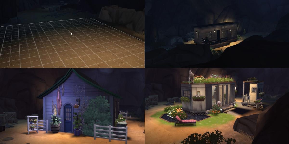The Sims 4 Modo de Construção da Gruta Esquecida