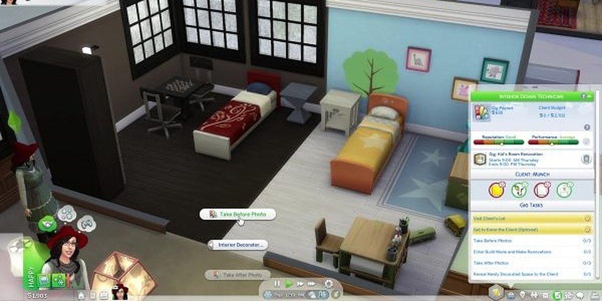 O decorador de interiores do The Sims 4 faz um show