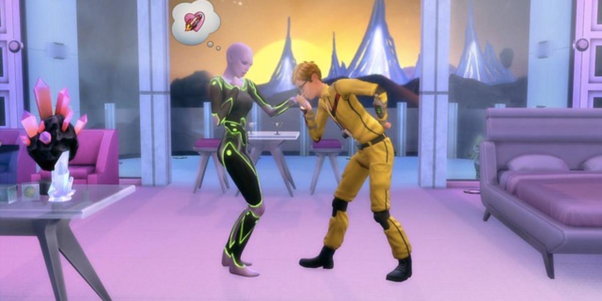 Arte do trailer de The Sims 4 Sixam