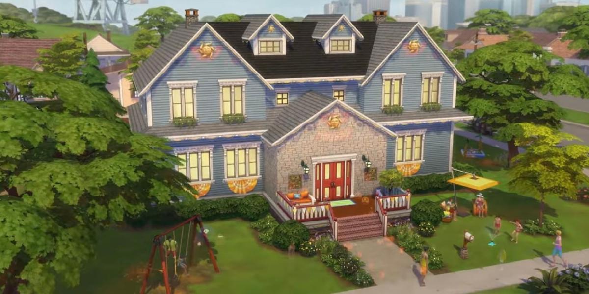 The Sims 4 Player recria a casa impressionante do trailer das temporadas