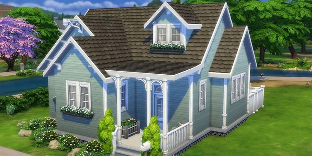 The Sims 4 casa com varanda