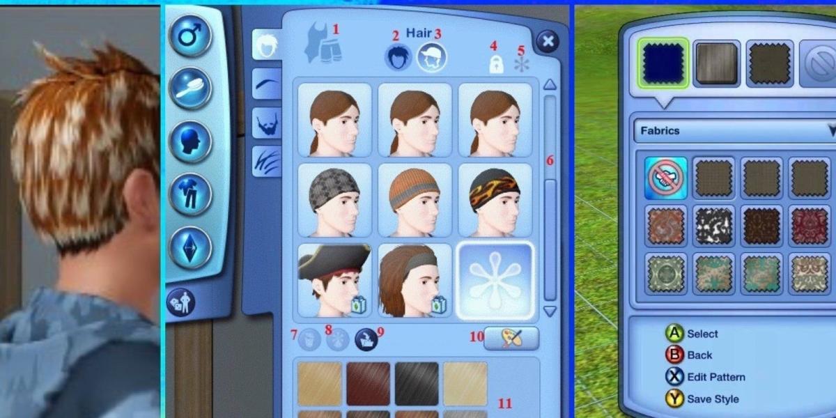 Roda de cores The Sims 3