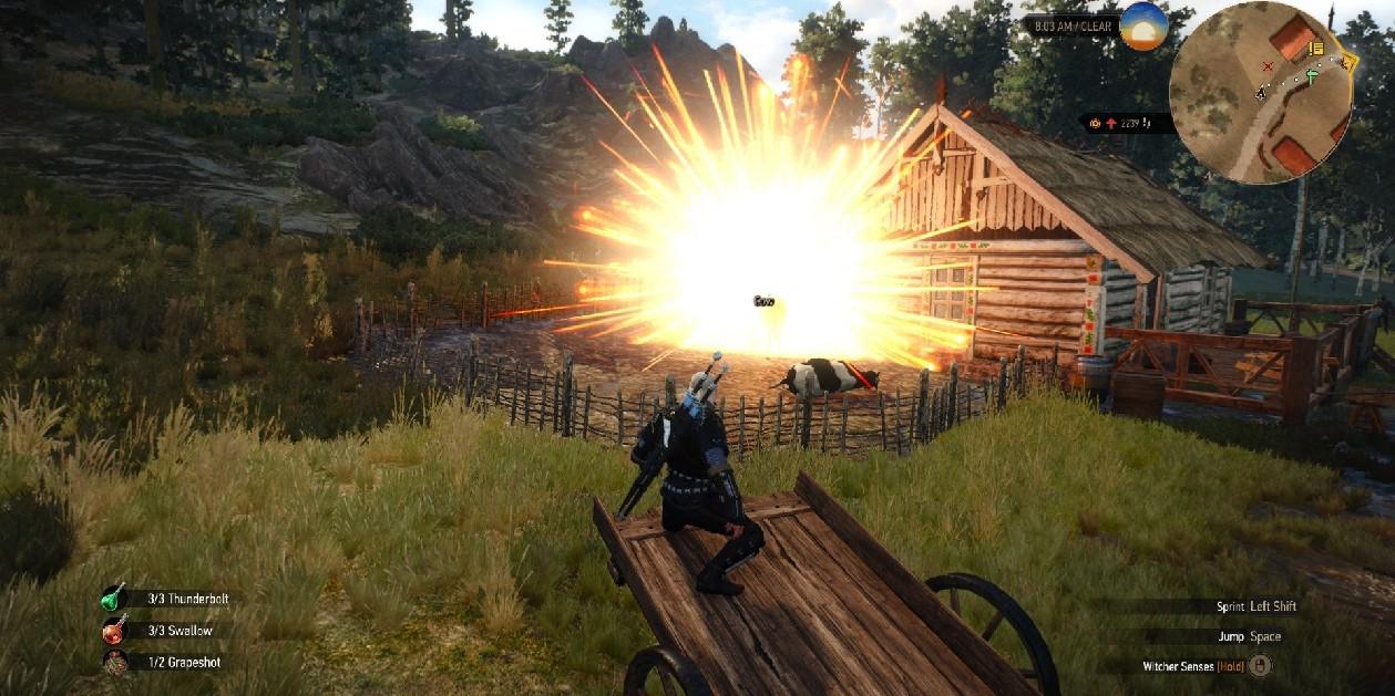 The Witcher 3: Como fazer bombas