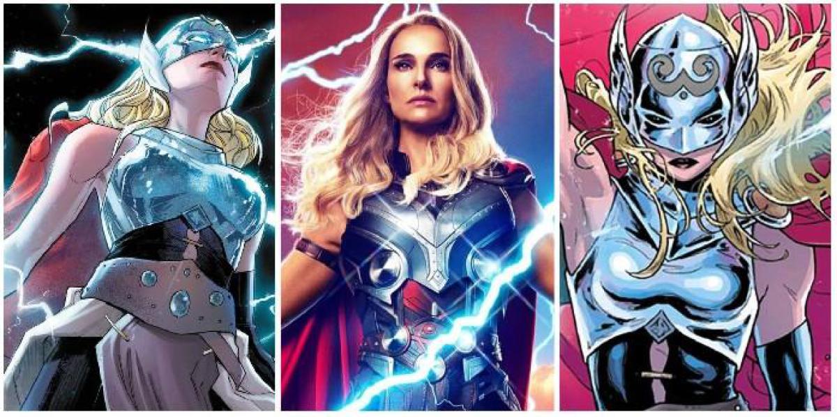 Thor: Amor e Trovão – 8 coisas que o MCU mudou sobre Jane Foster, a Poderosa Thor