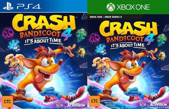 Título do novo jogo Crash Bandicoot vazado por classificação