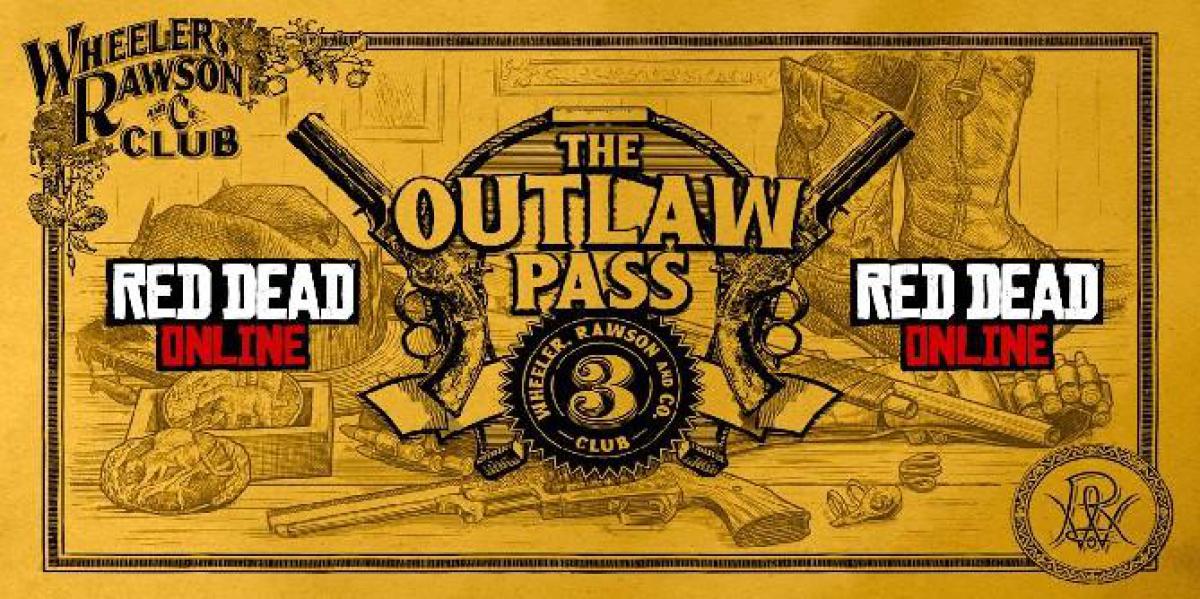 Todas as recompensas do Red Dead Online Outlaw Pass 3