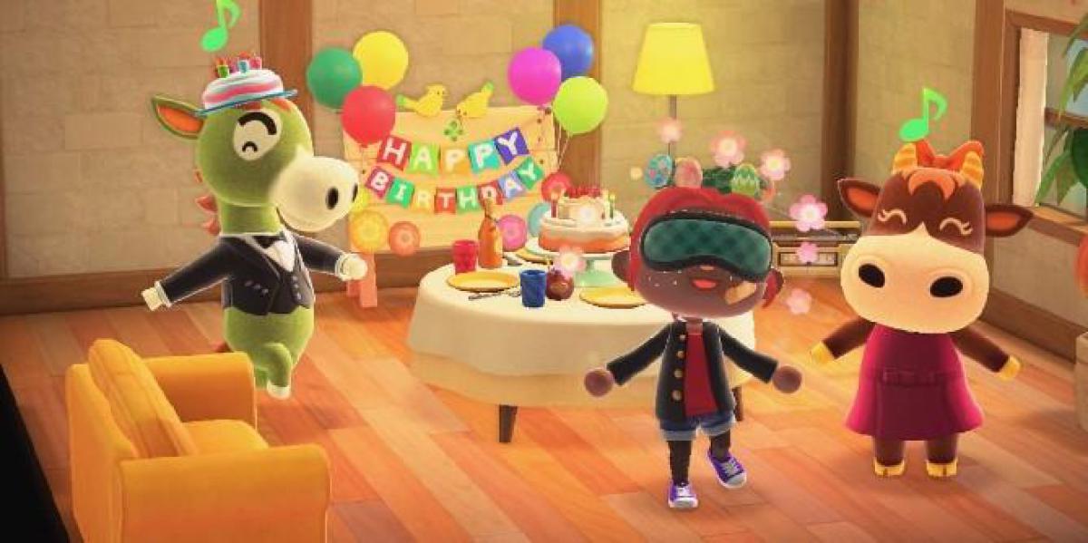 Todo Animal Crossing: New Horizons Villager comemorando seu aniversário em junho