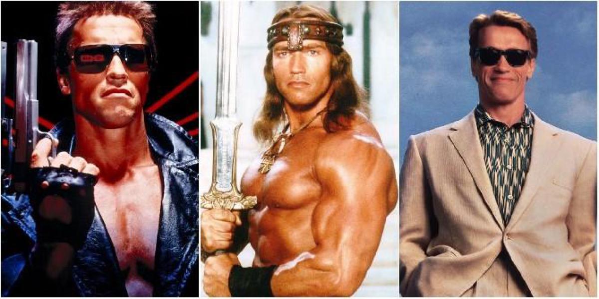 Todos os filmes dos anos 80 de Arnold Schwarzenegger, classificados de acordo com o Metacritic
