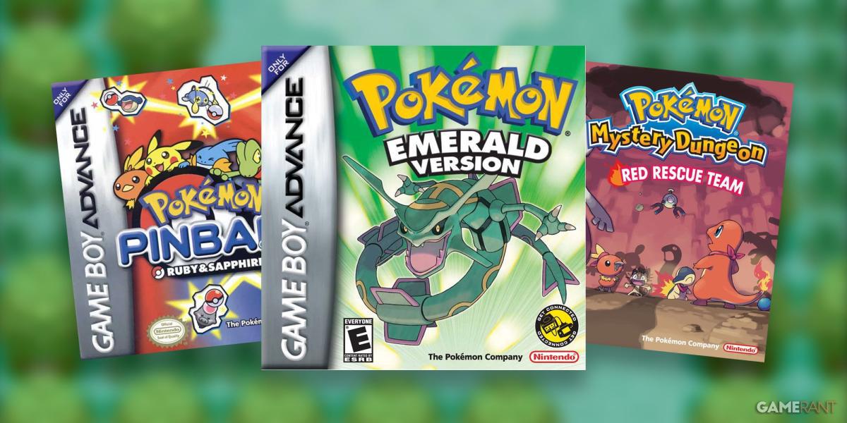 Todos os jogos de Pokemon no Game Boy Advance, classificados (de acordo com o Metacritic)