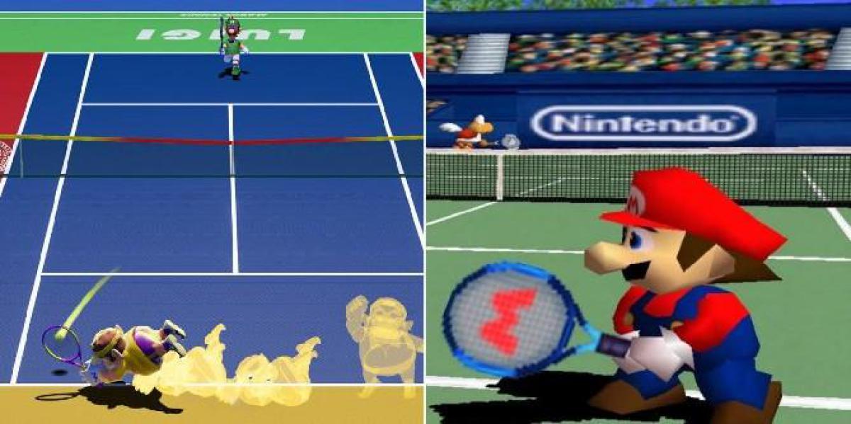 Todos os jogos de tênis do Mario, classificados