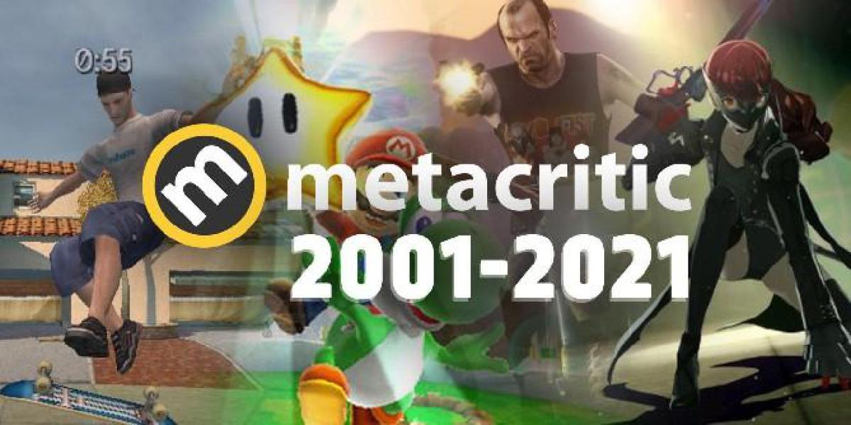 Todos os jogos Metacritic do ano desde 2001