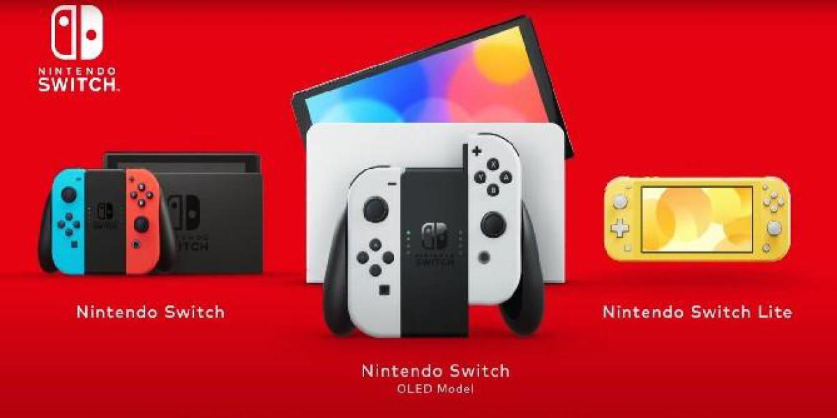 Todos os modelos de Nintendo Switch e como eles diferem