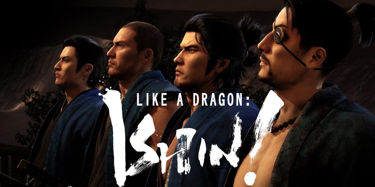 Todos os personagens que gostam de um dragão: Ishin substituído do jogo original