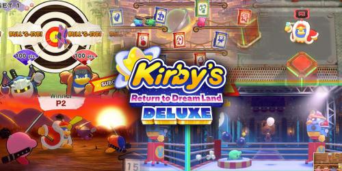 Todos os subjogos que aparecem em Kirby’s Return to Dream Land Deluxe’s ​​Merry Magoland