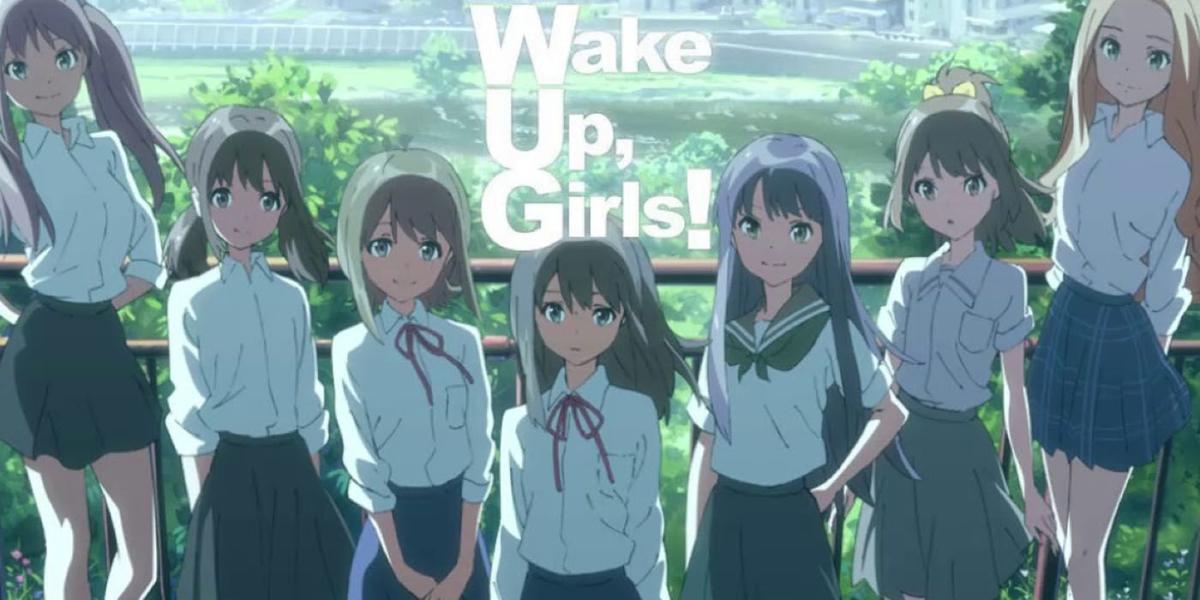 Os personagens principais de Wake Up Girls - Melhor Idol Anime