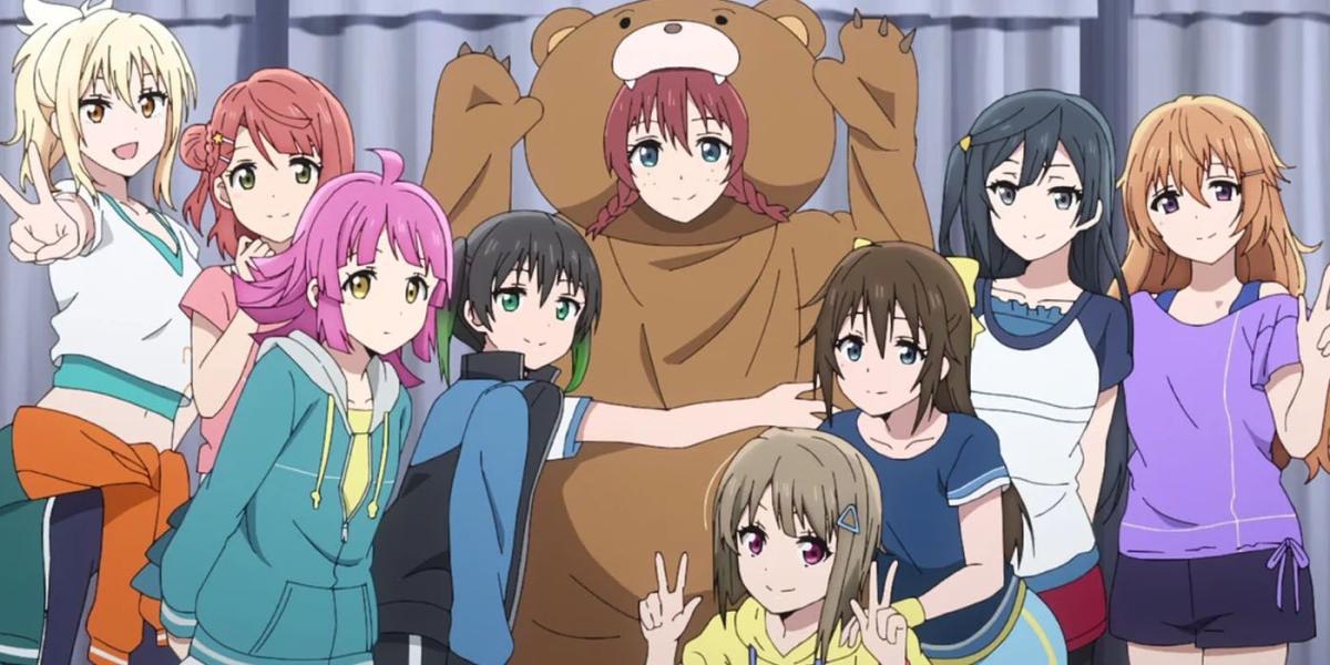 Os personagens principais de Love Live Nijigasaki High School Idol Club - Melhor Idol Anime