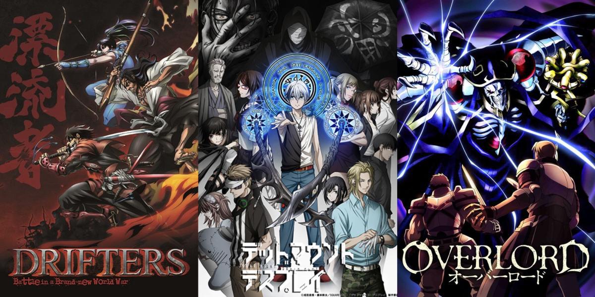 Top 10 animes isekai sombrios como Dead Mount Death Play