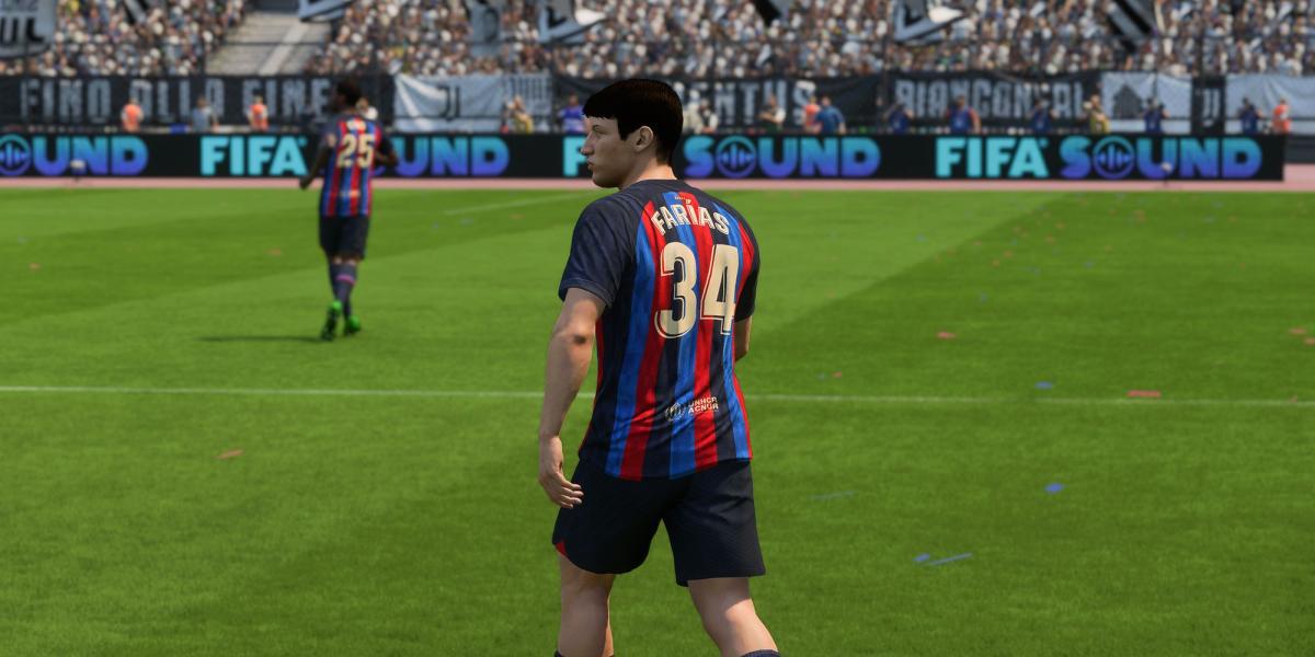 Captura de tela de Facunda Farias no FIFA 23 Modo Carreira