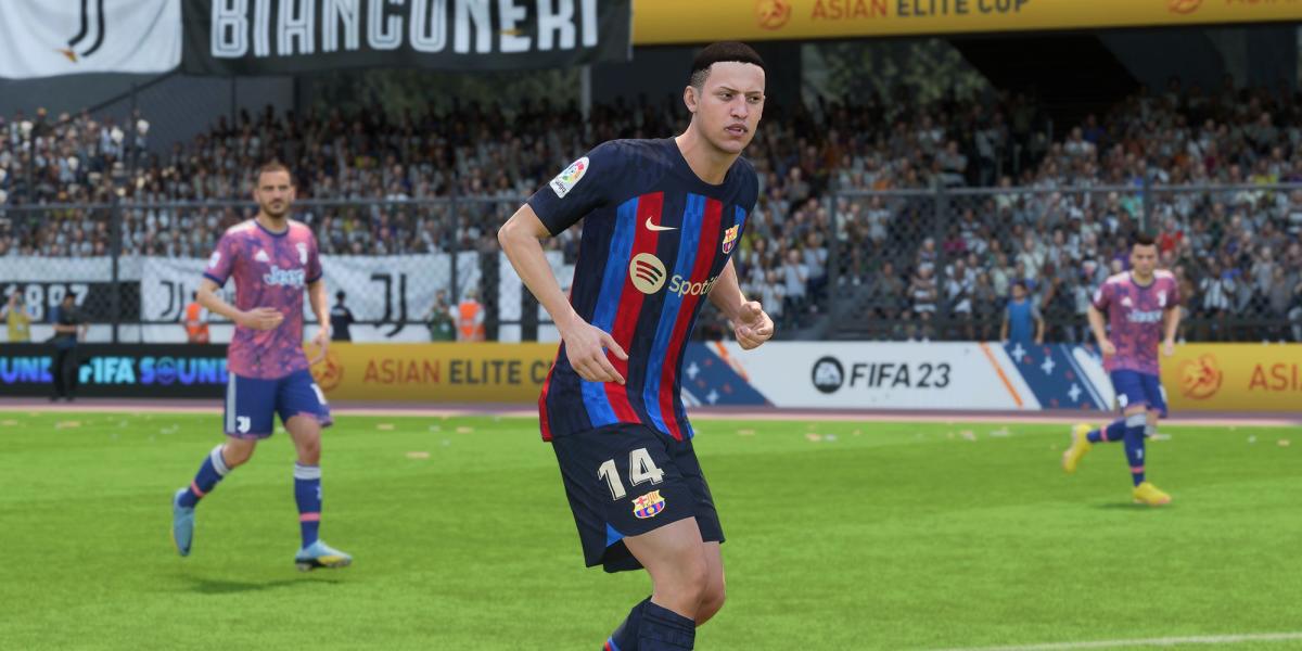 Captura de tela de Marko Lazetic no modo carreira do FIFA 23