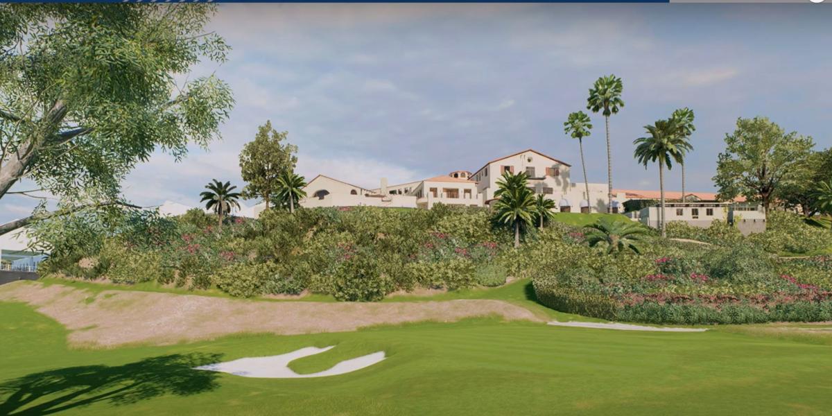 O curso Riviera Country Club da EA Sports PGA Tour