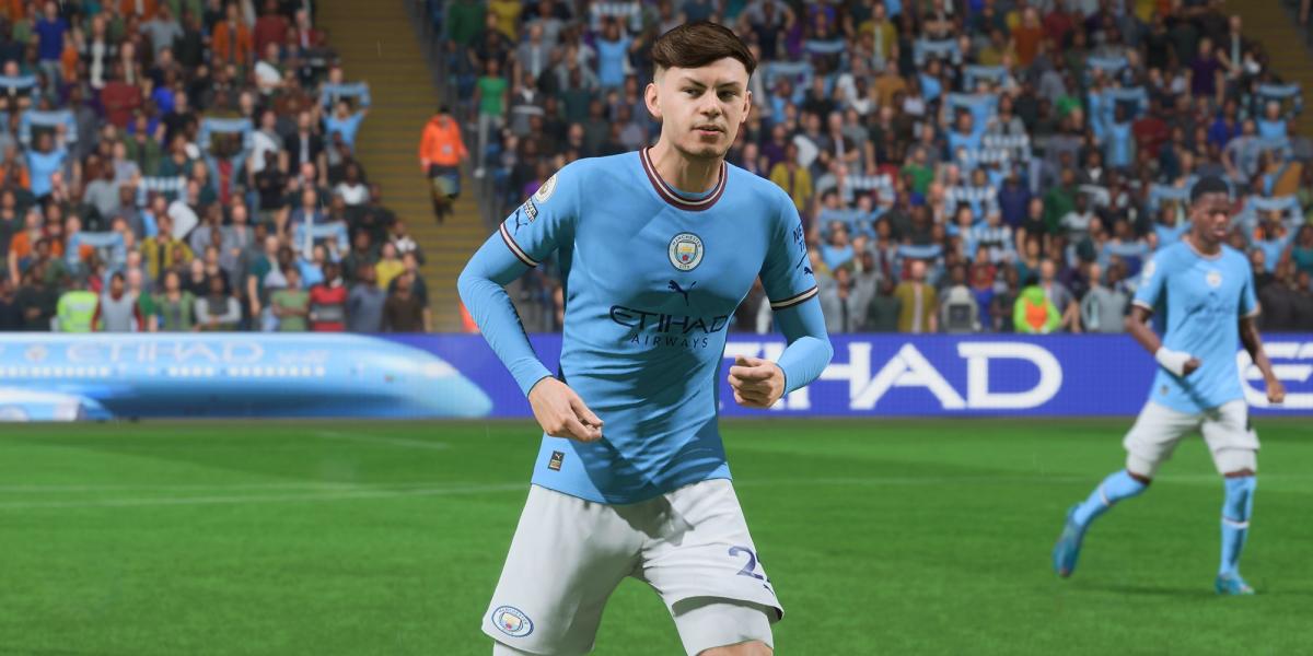 Captura de tela de Conor Bradley no Modo Carreira do FIFA 23