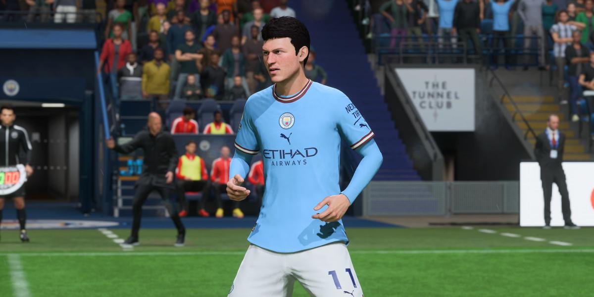 Captura de tela de Arnau Martinez no Modo Carreira do FIFA 23