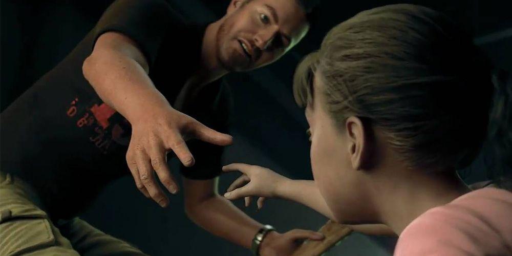 Dead Island 1 Trailer Pai estendendo a mão para a filha