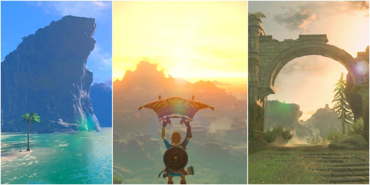 Voando em The Legend of Zelda Breath of The Wild