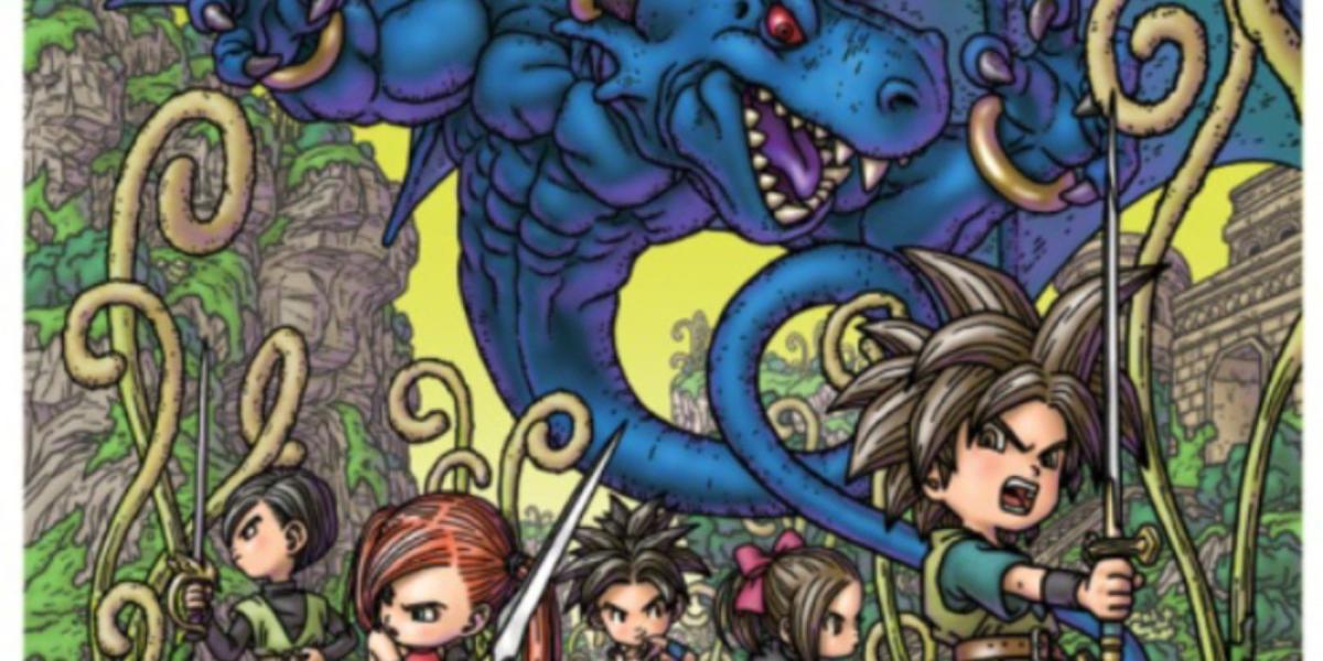 Akira Toriyama Blue Dragon arte com os personagens principais