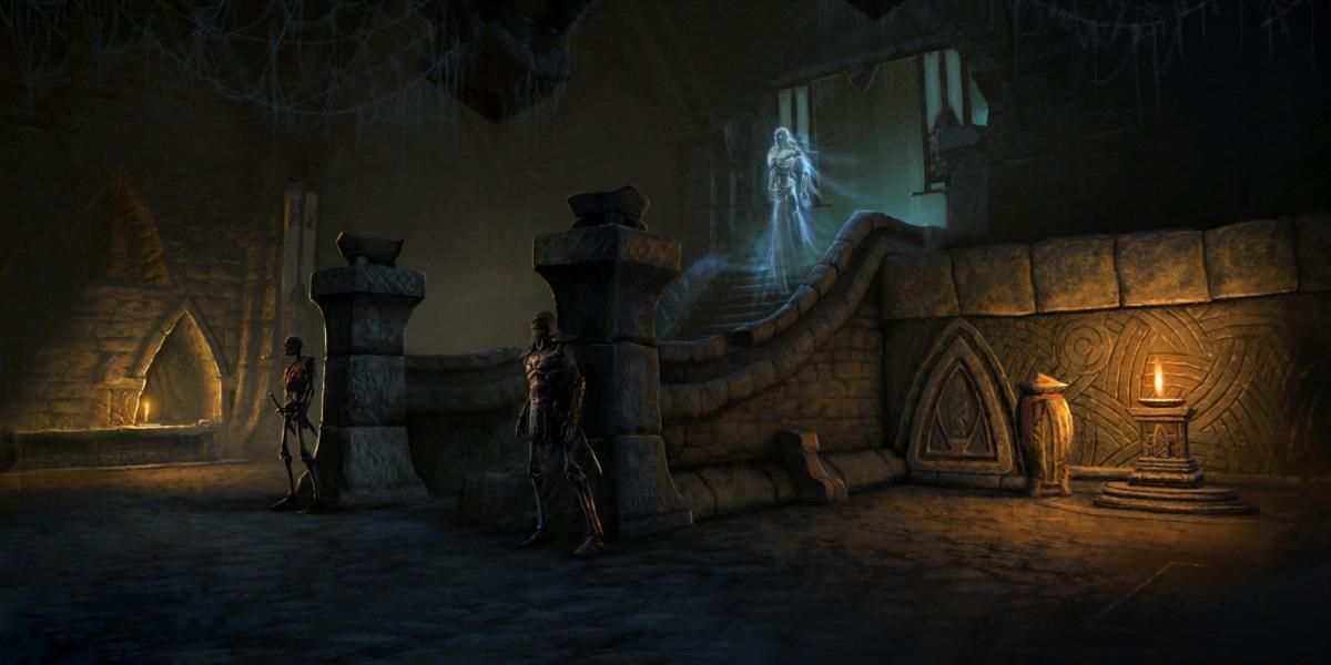 Tela de carregamento de Elder Scrolls: Online Forgotten Crypts