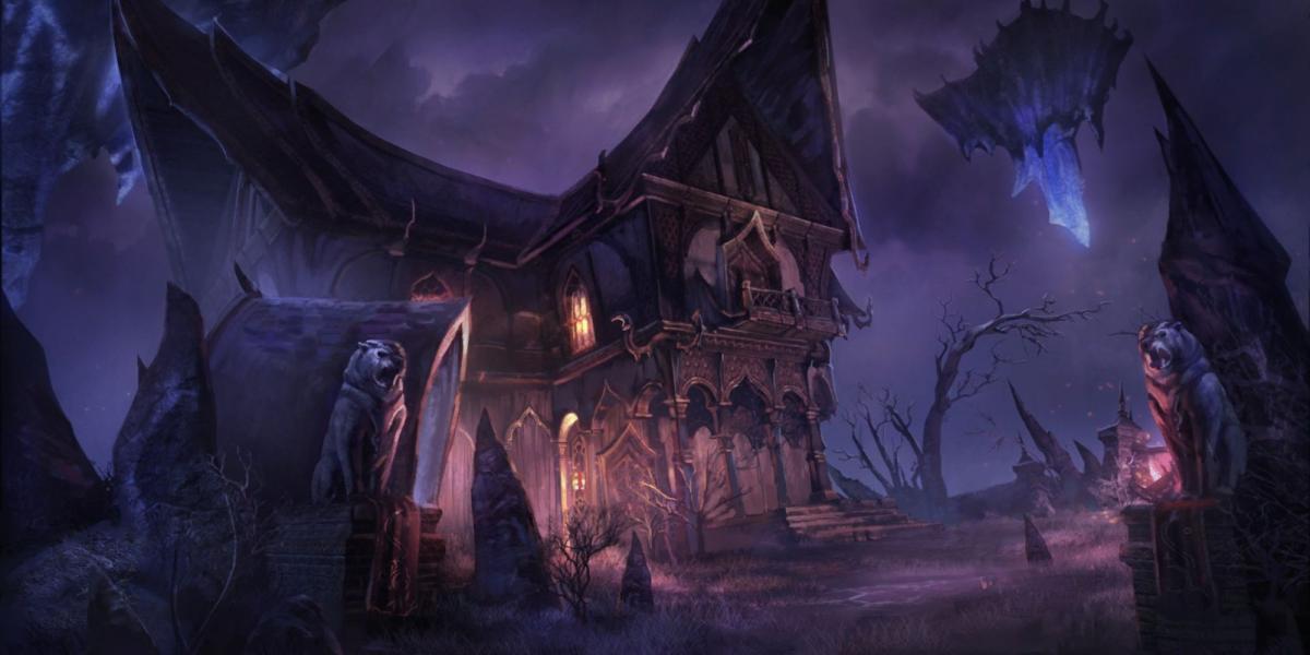 Elder Scrolls: Tela de carregamento online da Vila dos Perdidos