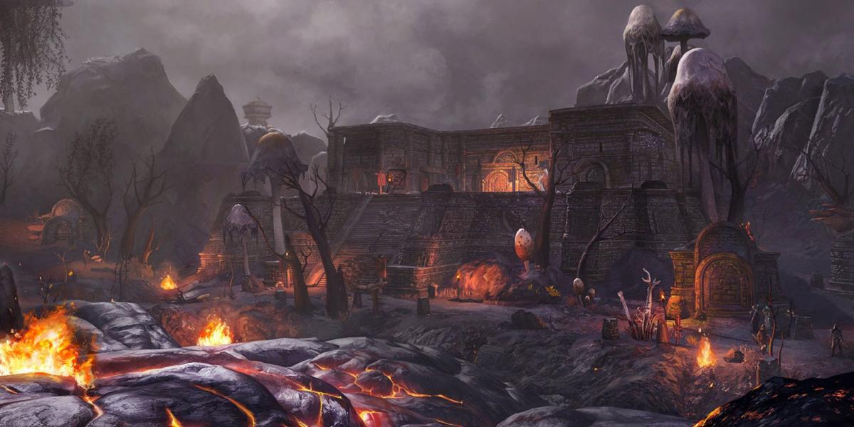Tela de carregamento de Elder Scrolls: Online Forgotten Wastes