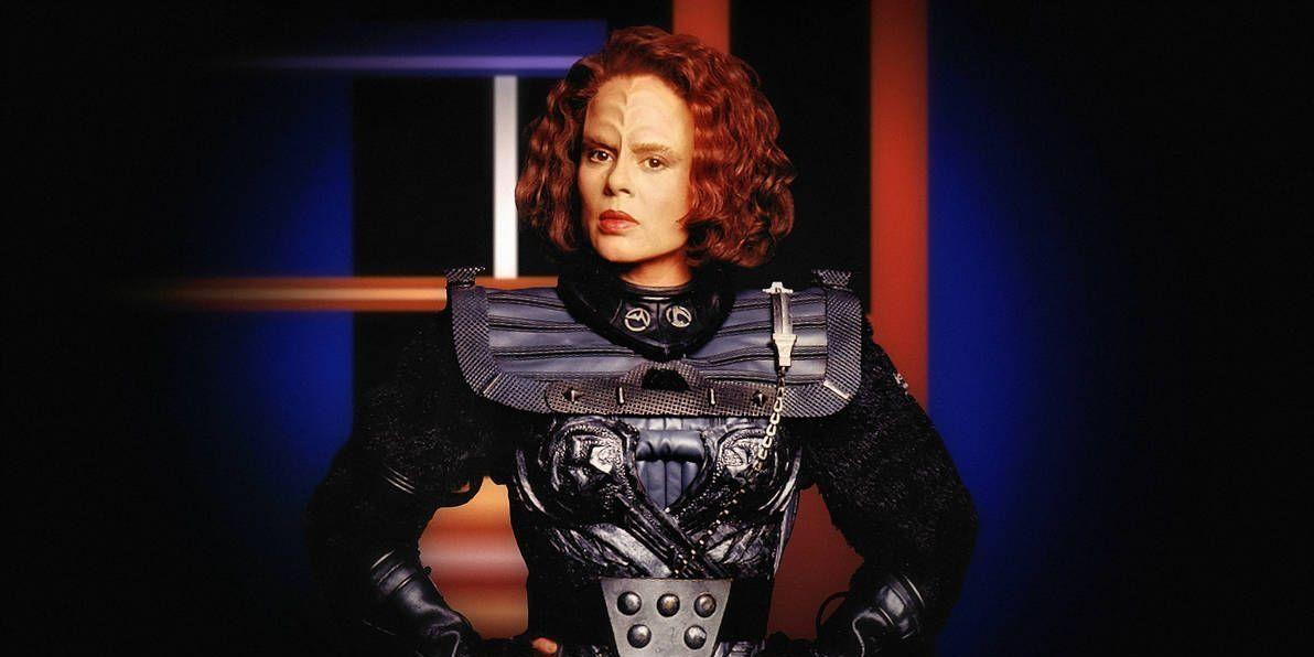 B'Elanna Torres em sua armadura Klingon