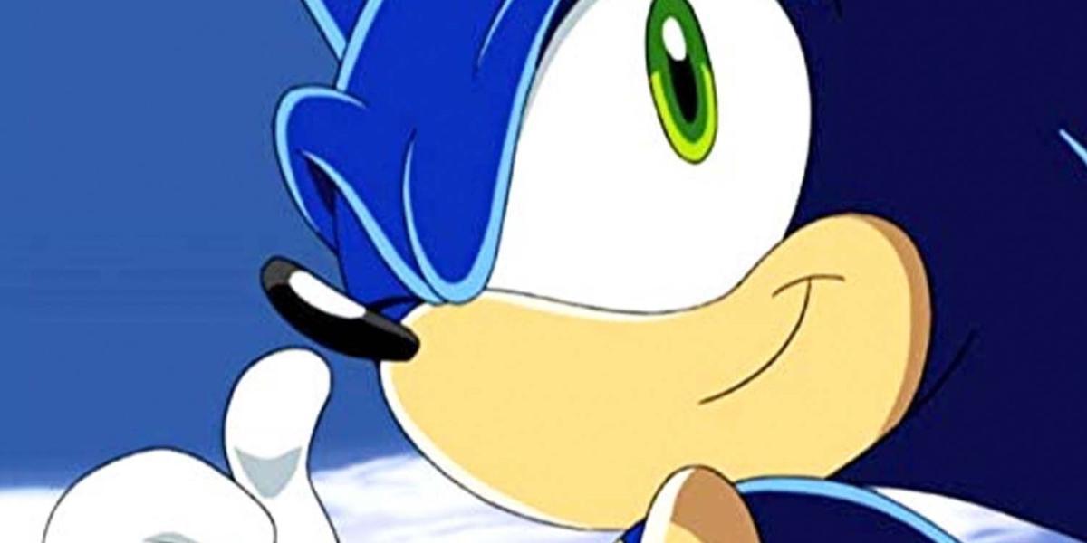 Sonic dando um joinha