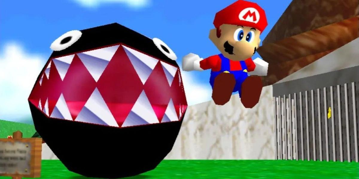 Captura de tela de Super Mario 64 Impossível 1-Up