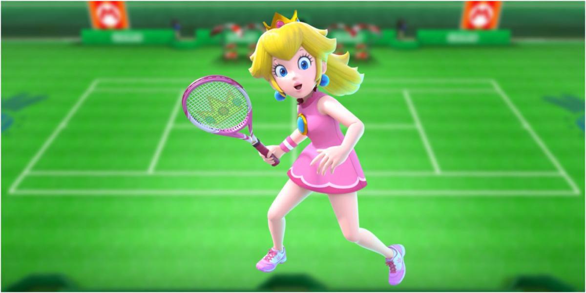 Vestido de tênis Mario Tennis pêssego