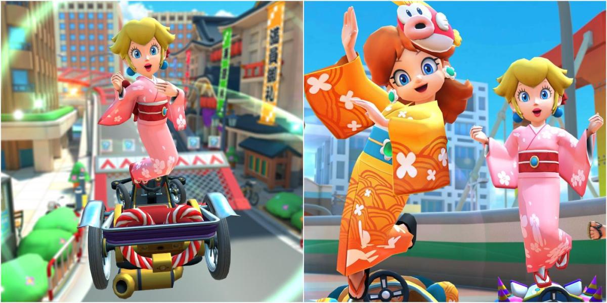 Mario Kart Tour Peach Kimono