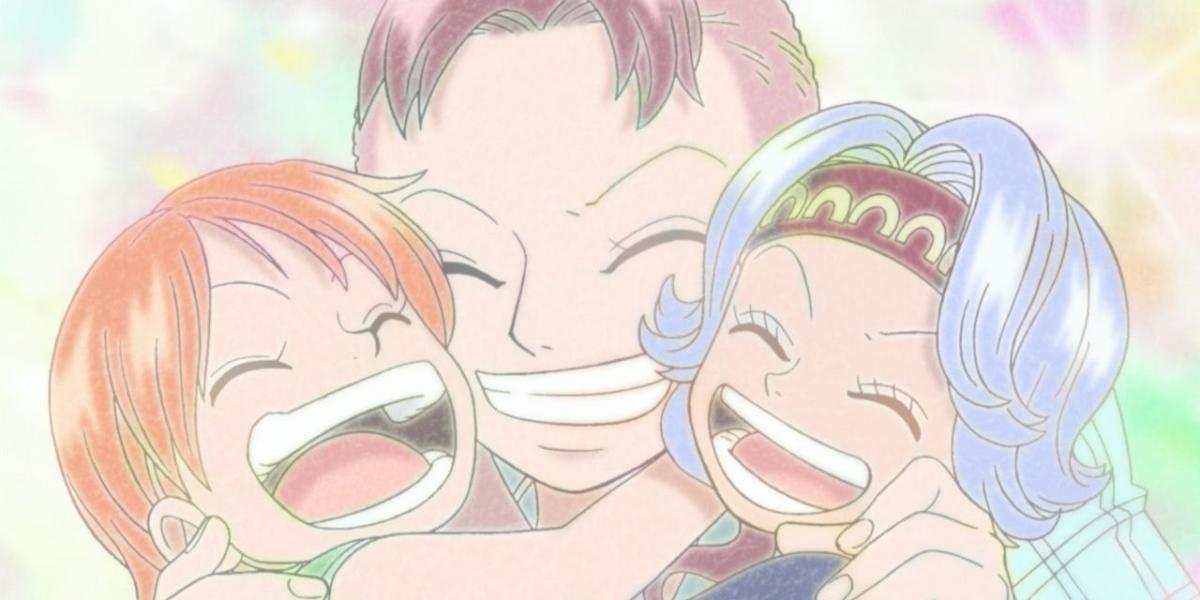 Bell-mere com Nami e Nojiko em One Piece