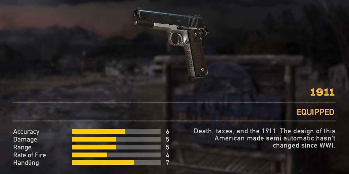 A arma de 1911 em Far Cry 5