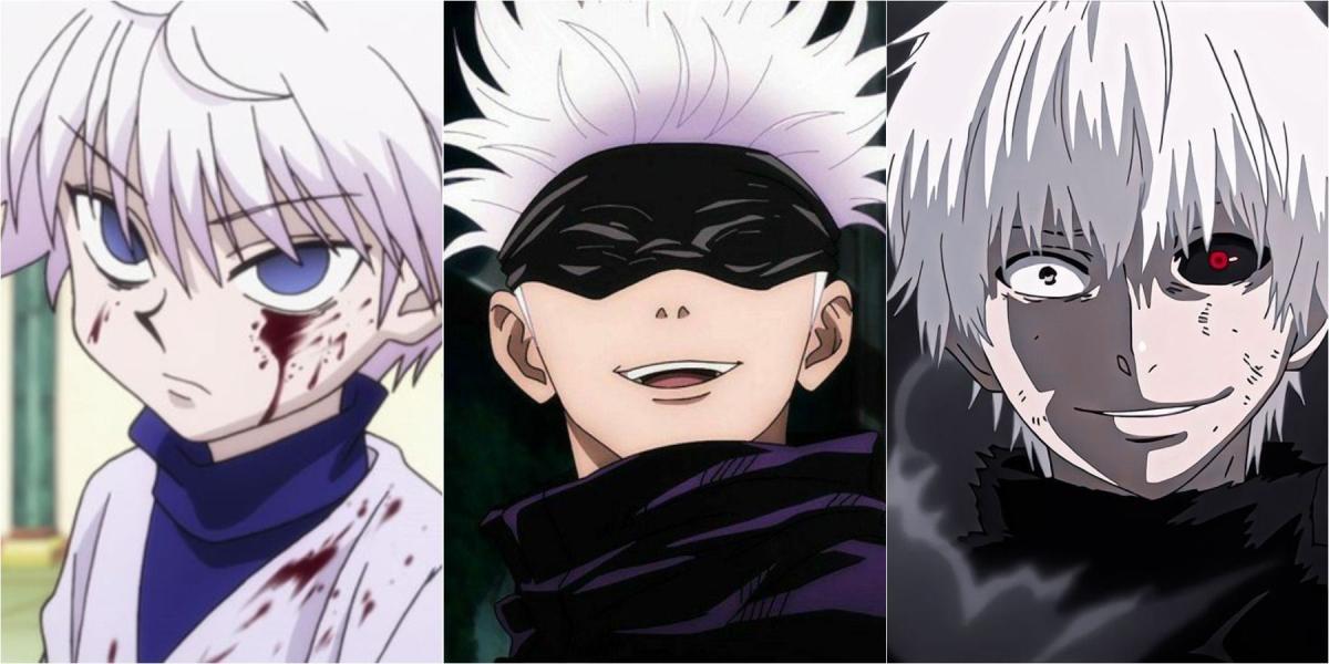 Top 20 personagens masculinos de cabelo branco em anime